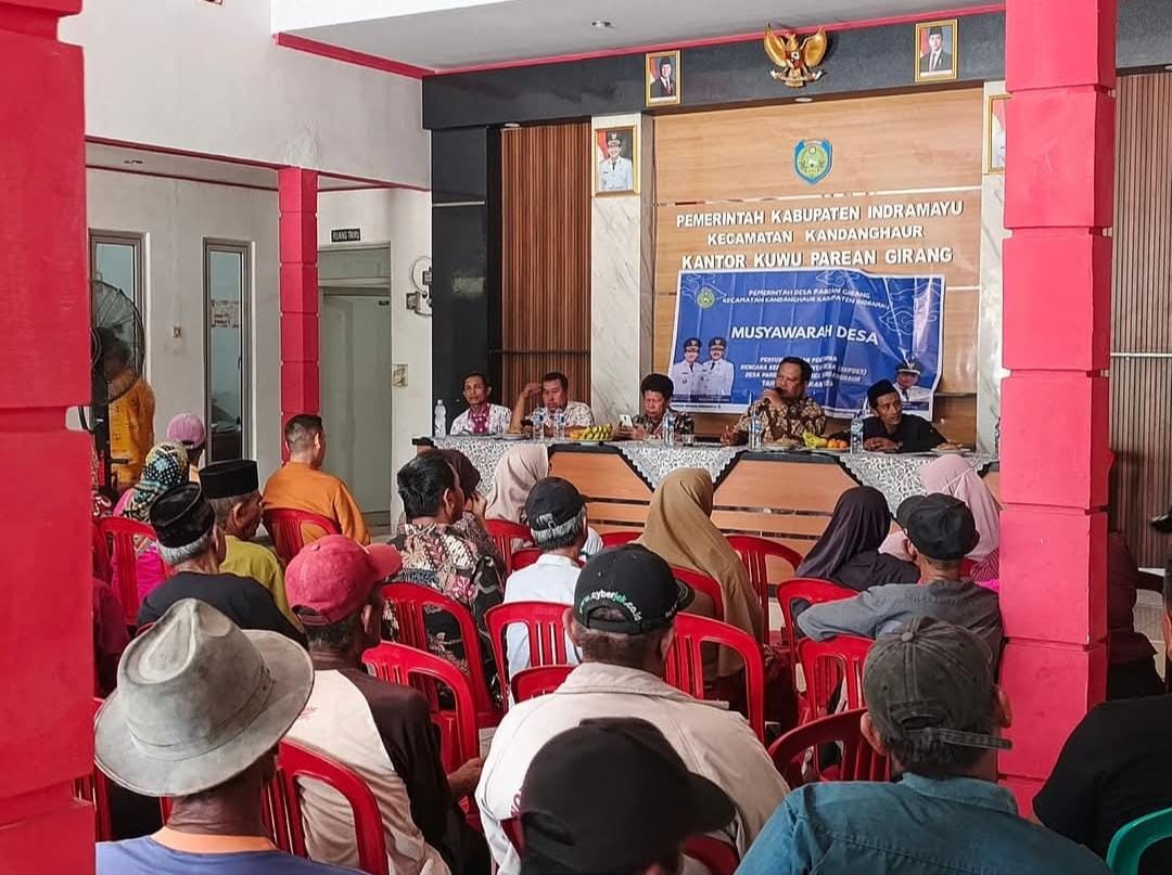 Pemerintah Desa Parean Girang menyelenggarakan Musyawarah Desa (Musdes) Penyusunan dan Penetapan Rencana Kerja Pemerintah Desa (RKPDES) Tahun 2025