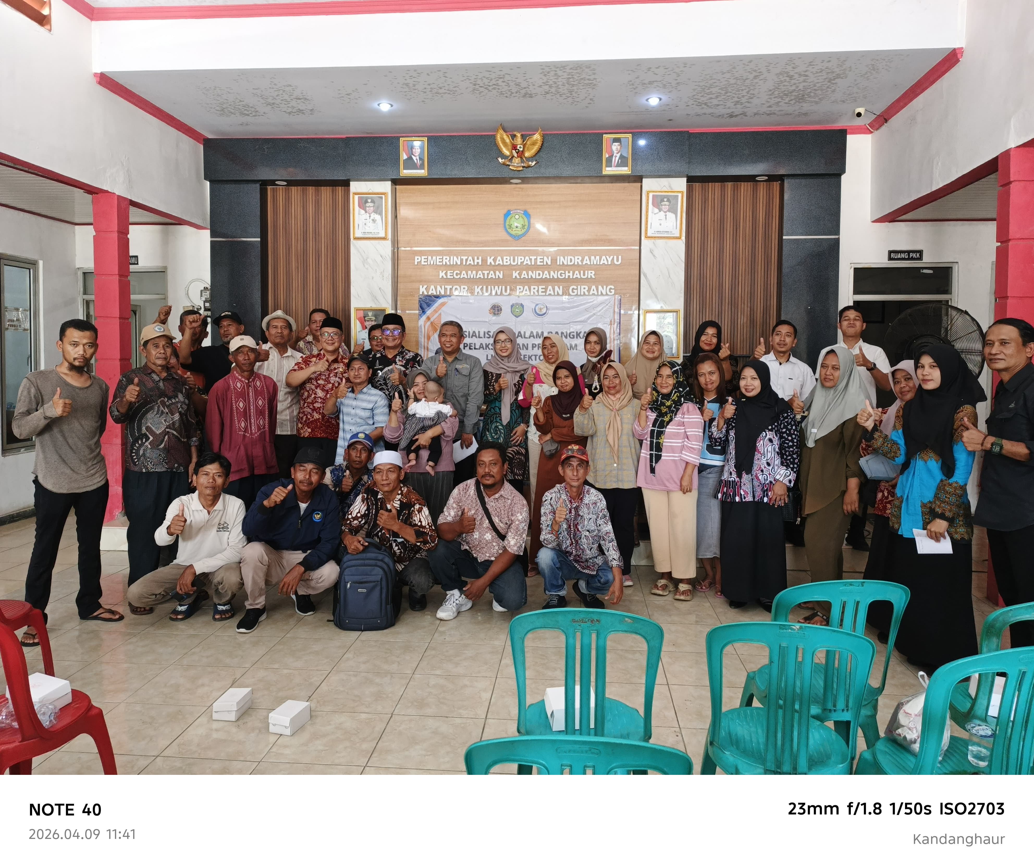 Sosialisasi dalam Rangka Pelaksanaan Program Lintas Sektor